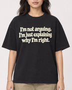 Mockup Boxy Heavyweight Tee Black female close-up 02