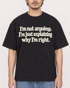 Mockup Boxy Heavyweight Tee Black male close-up 02