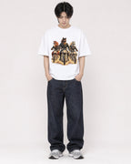 Mockup Boxy Heavyweight Tee White male full-body 11