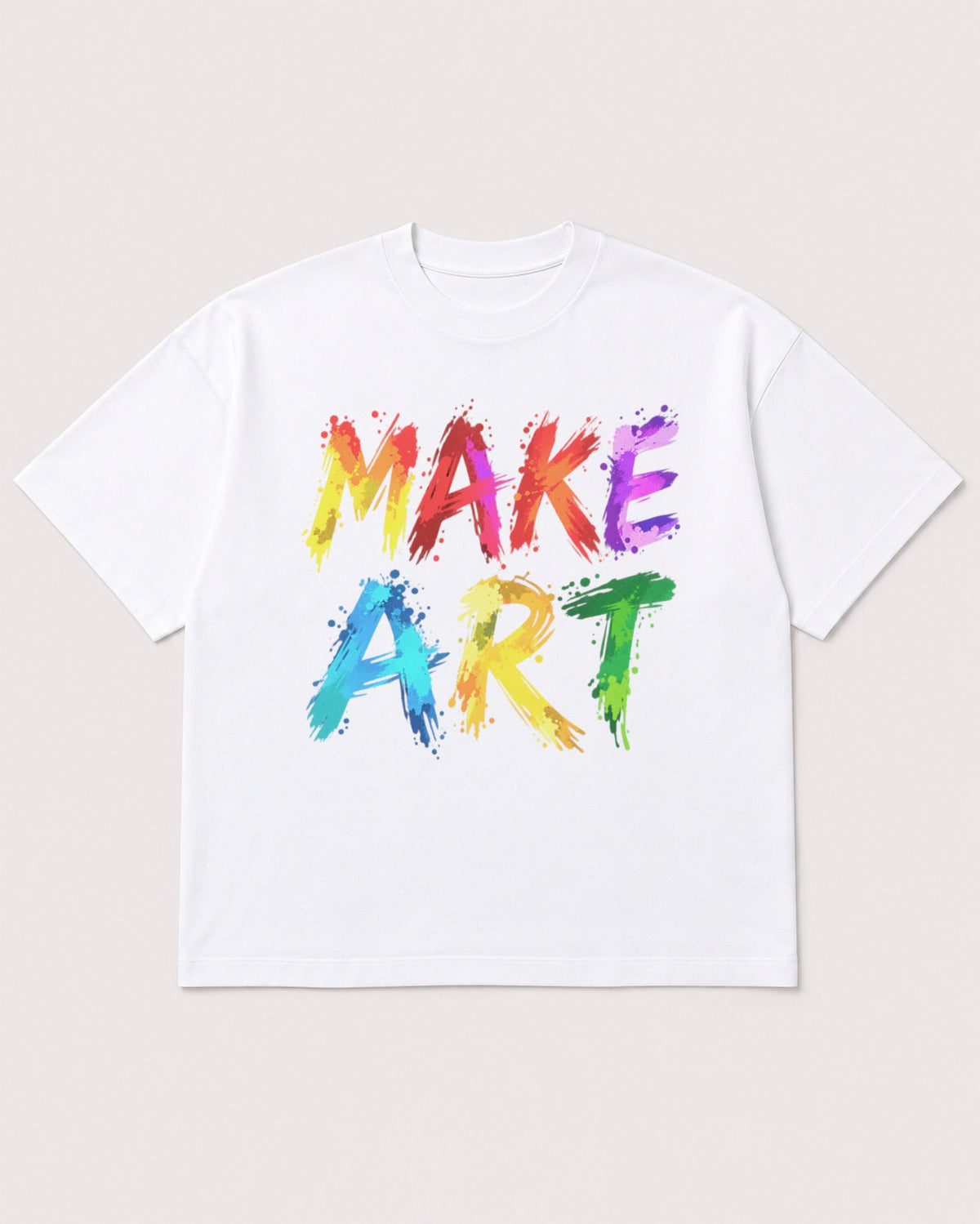 Mockup Boxy Heavyweight Tee White product