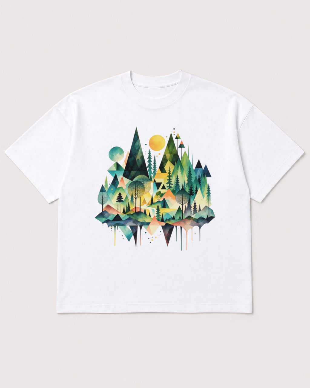 Mockup Boxy Heavyweight Tee White product