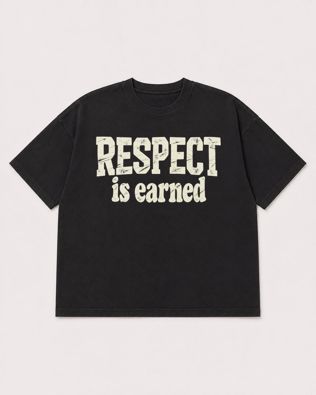 Mockup Boxy Heavyweight Tee Black product