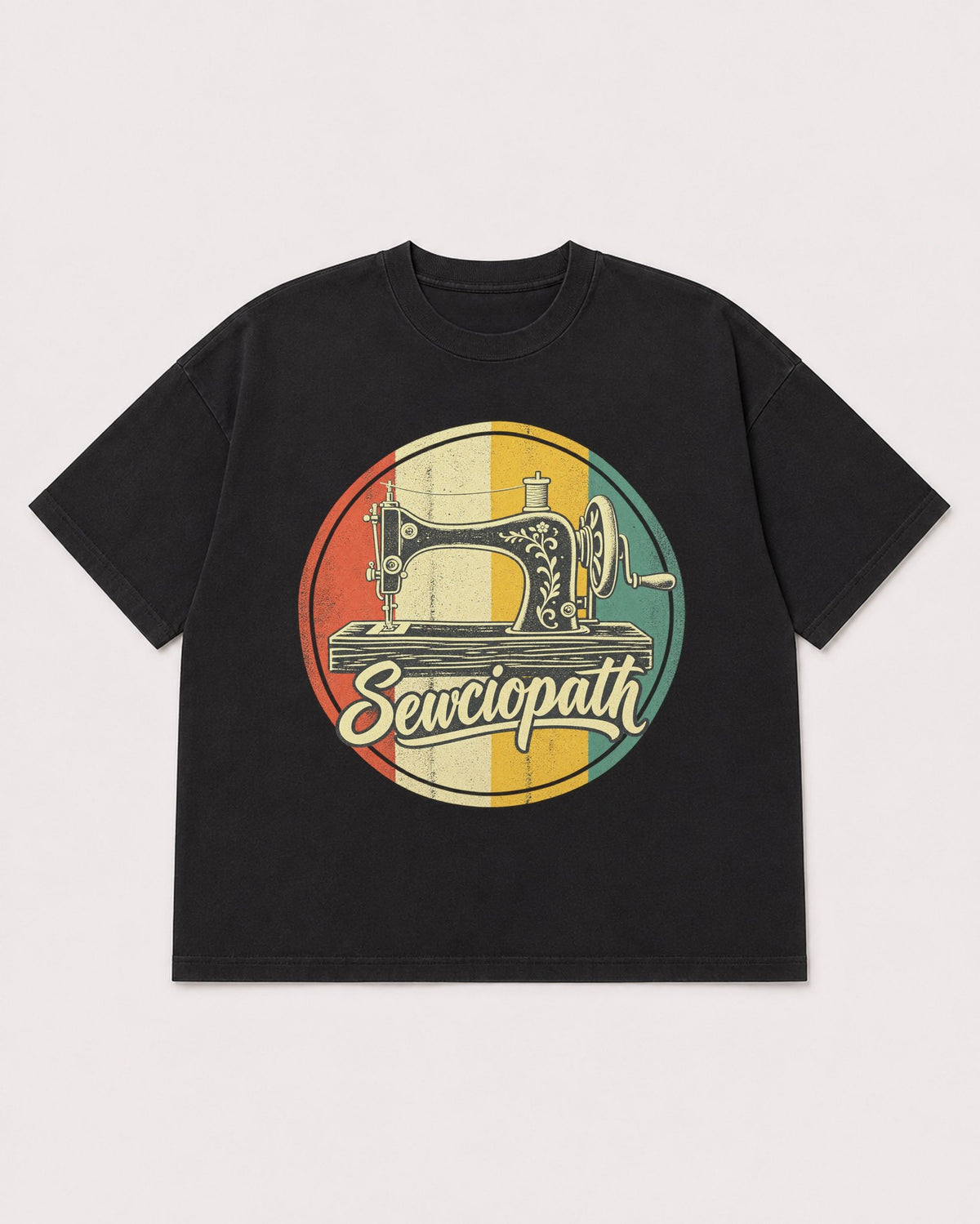 Mockup Boxy Heavyweight Tee Black product