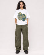 Mockup Boxy Heavyweight Tee White female full-body 07