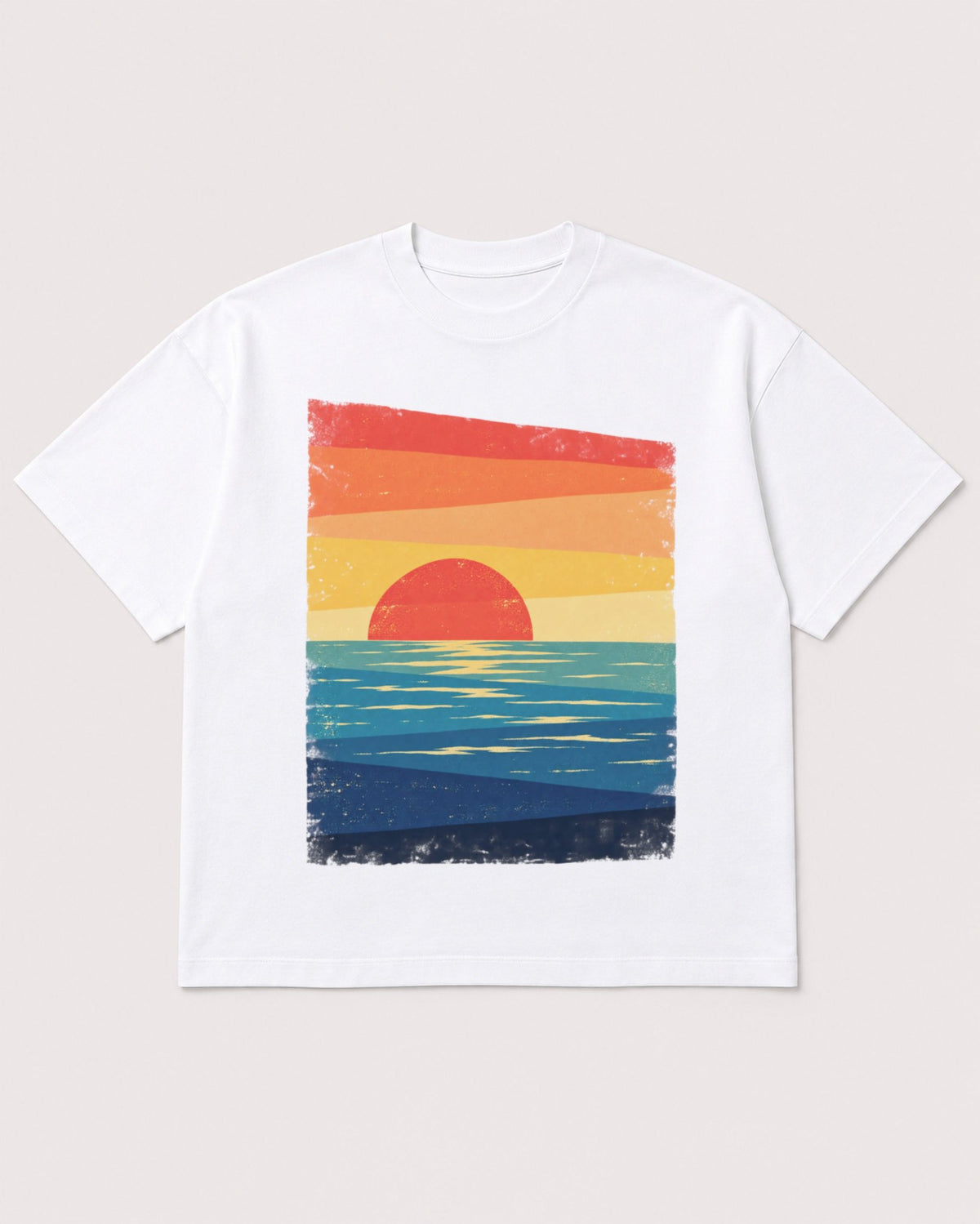 Mockup Boxy Heavyweight Tee White product