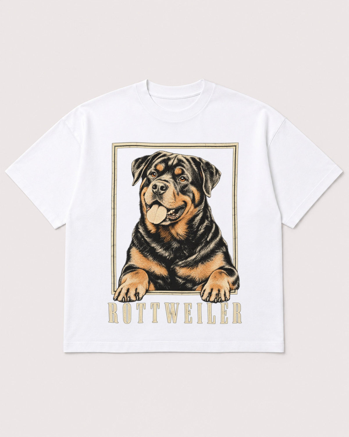 Mockup Boxy Heavyweight Tee White product