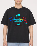 Mockup Boxy Heavyweight Tee Black male close-up 21