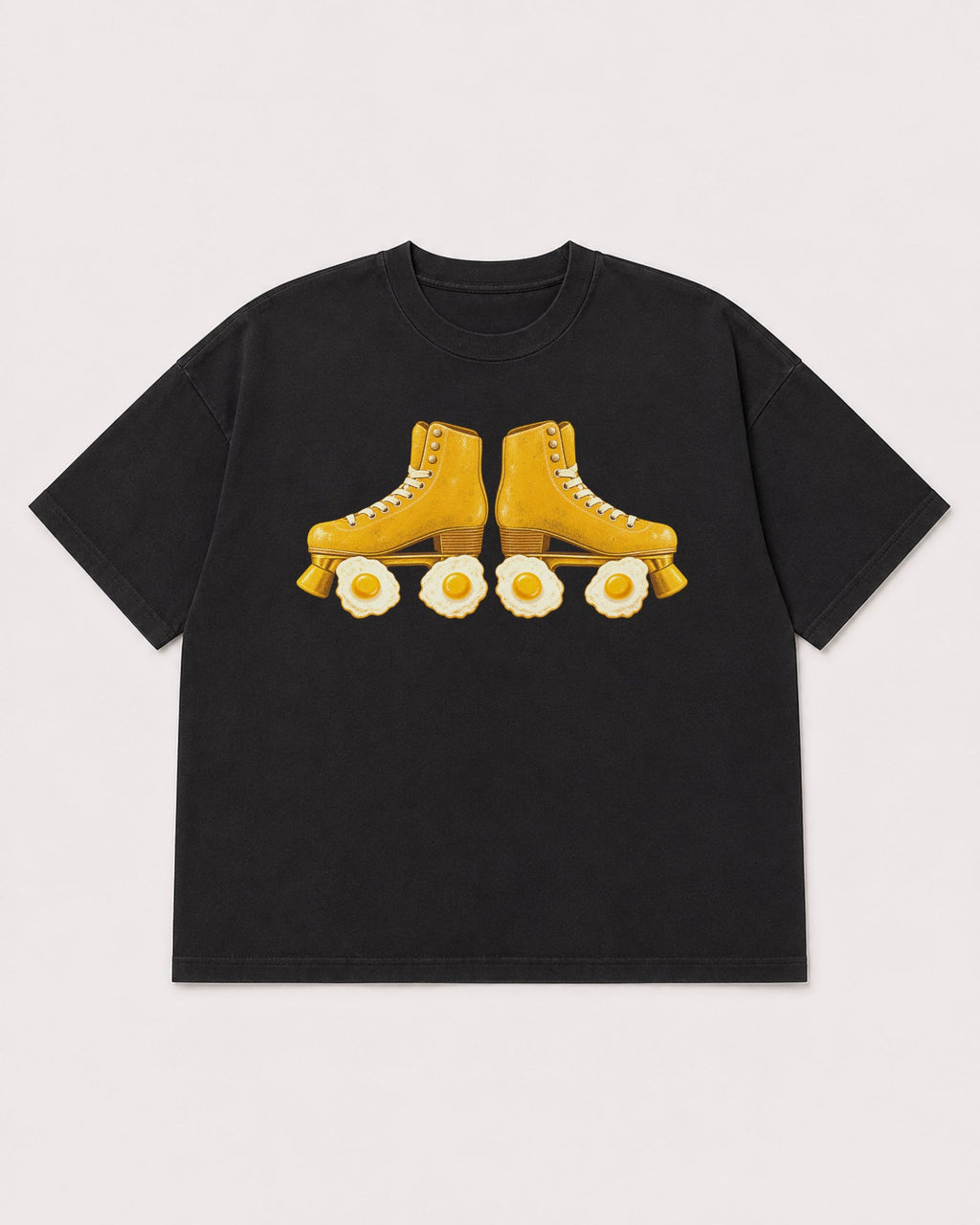 Mockup Boxy Heavyweight Tee Black product