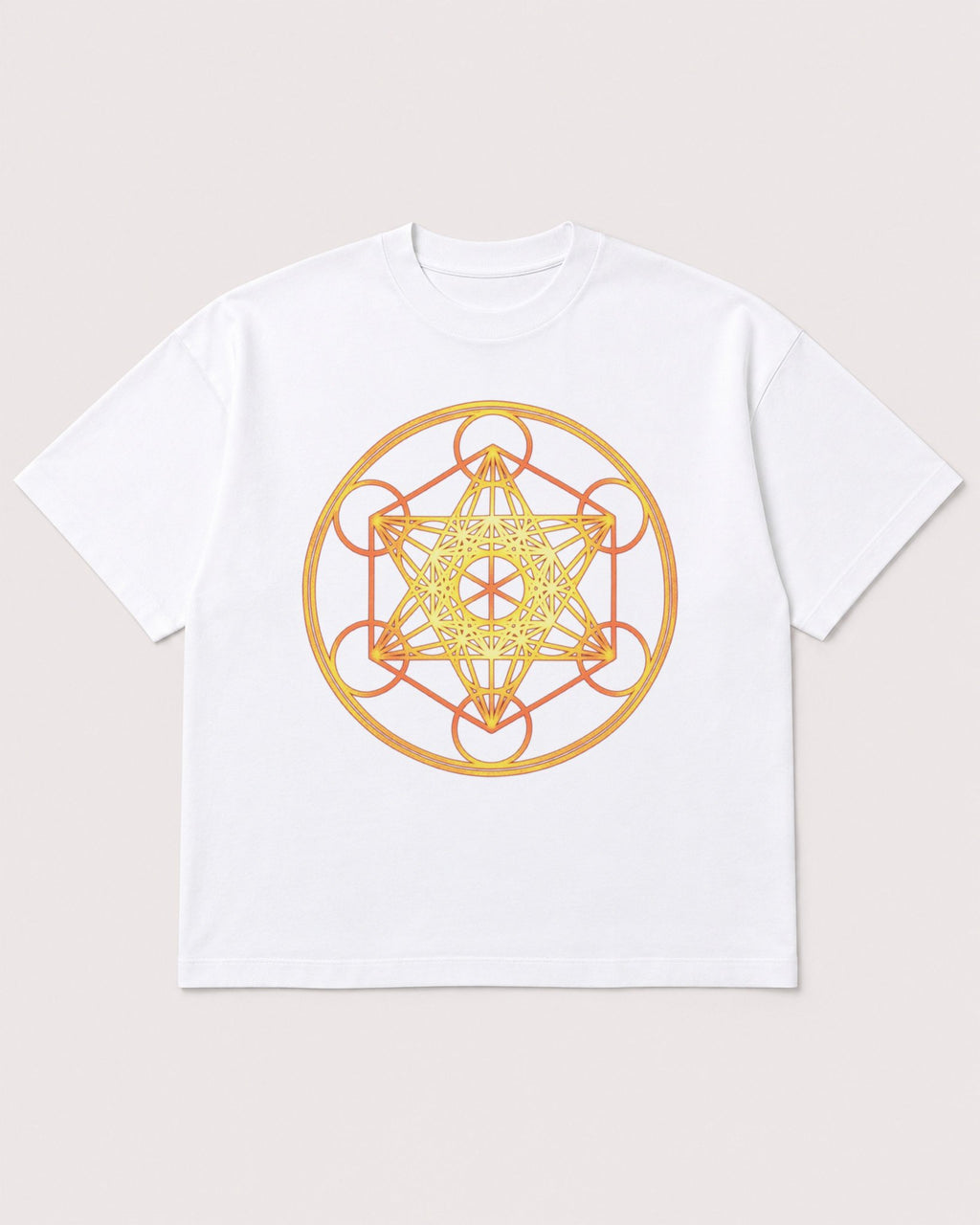 Mockup Boxy Heavyweight Tee White product