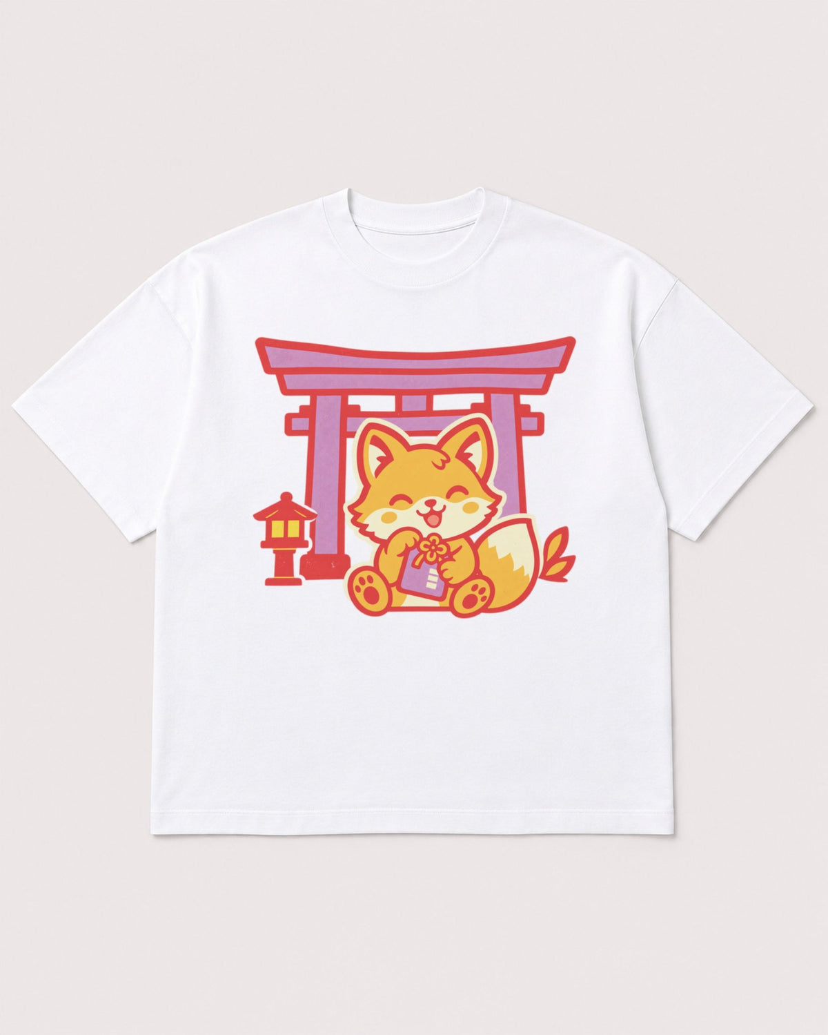 Mockup Boxy Heavyweight Tee White product