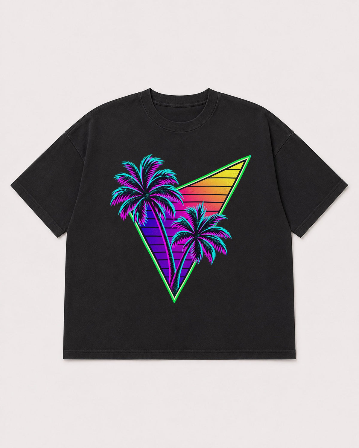 Mockup Boxy Heavyweight Tee Black product