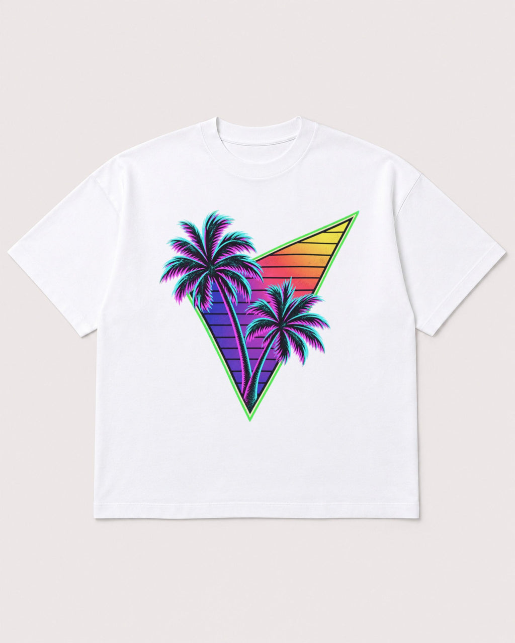 Mockup Boxy Heavyweight Tee White product
