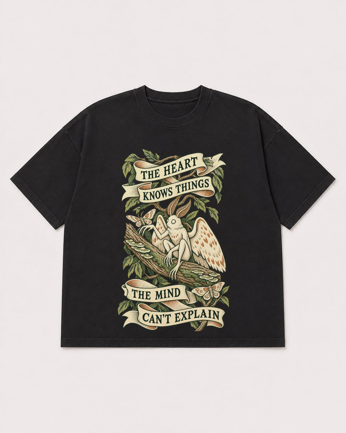 Mockup Boxy Heavyweight Tee Black product