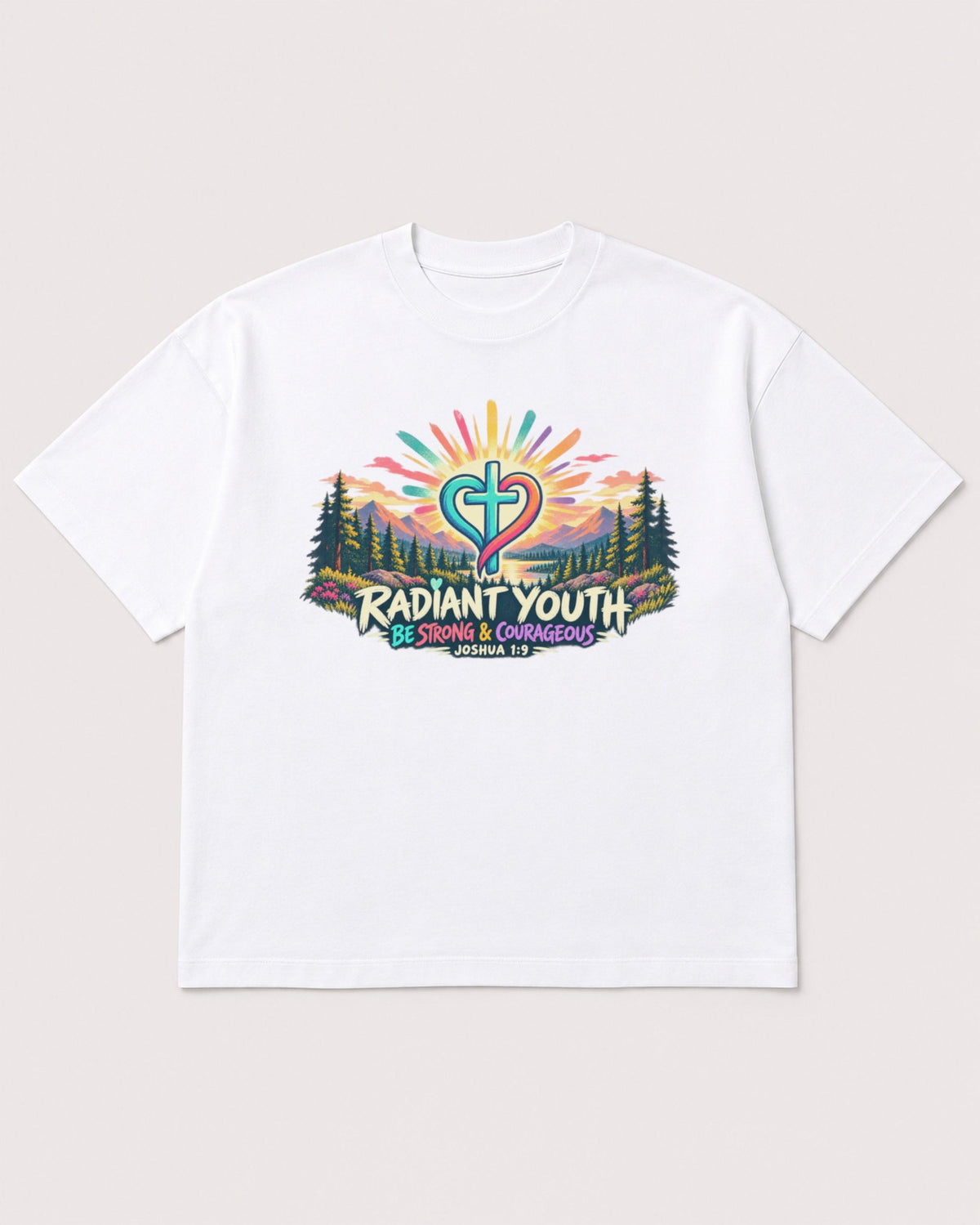 Mockup Boxy Heavyweight Tee White product