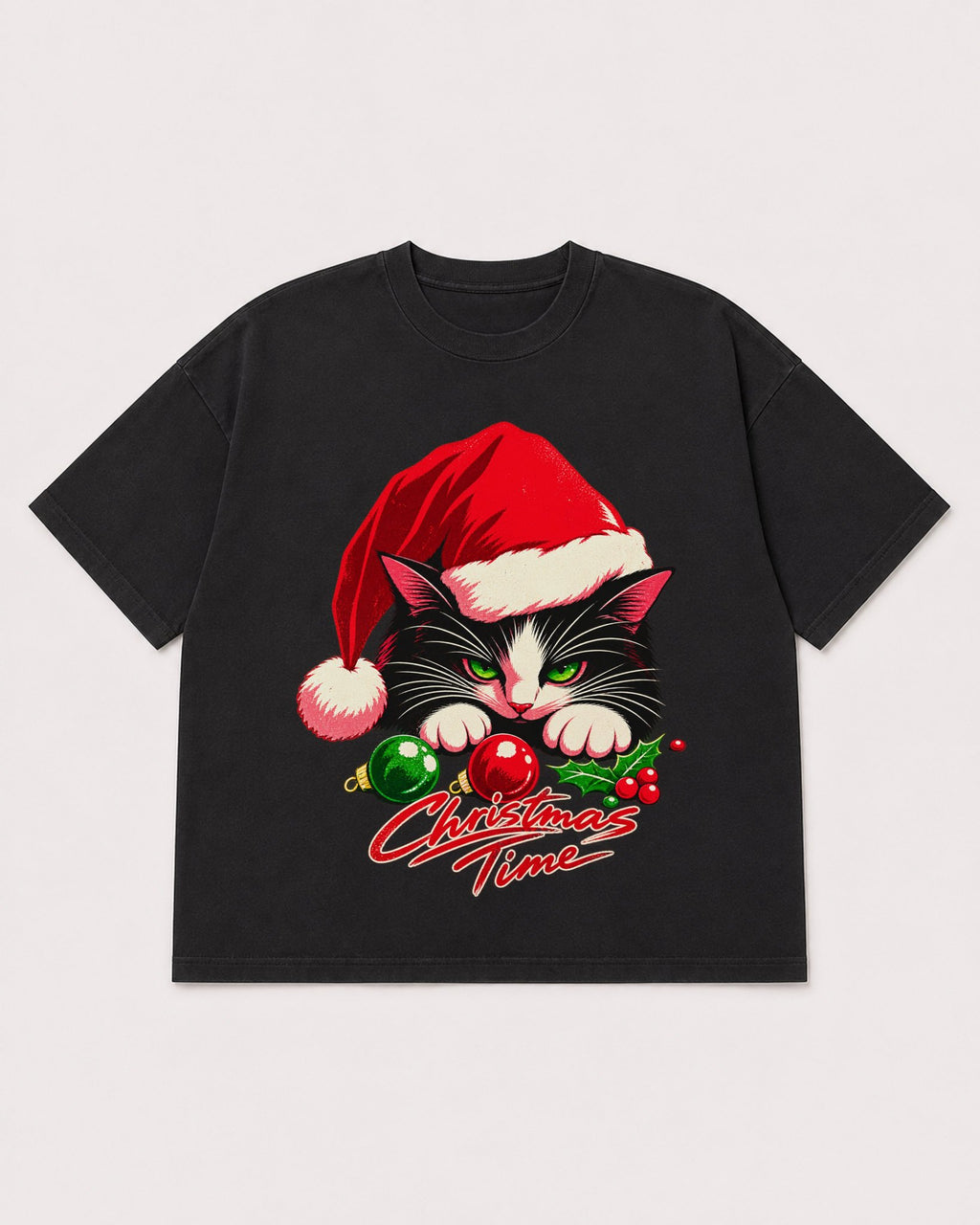 Mockup Boxy Heavyweight Tee Black product