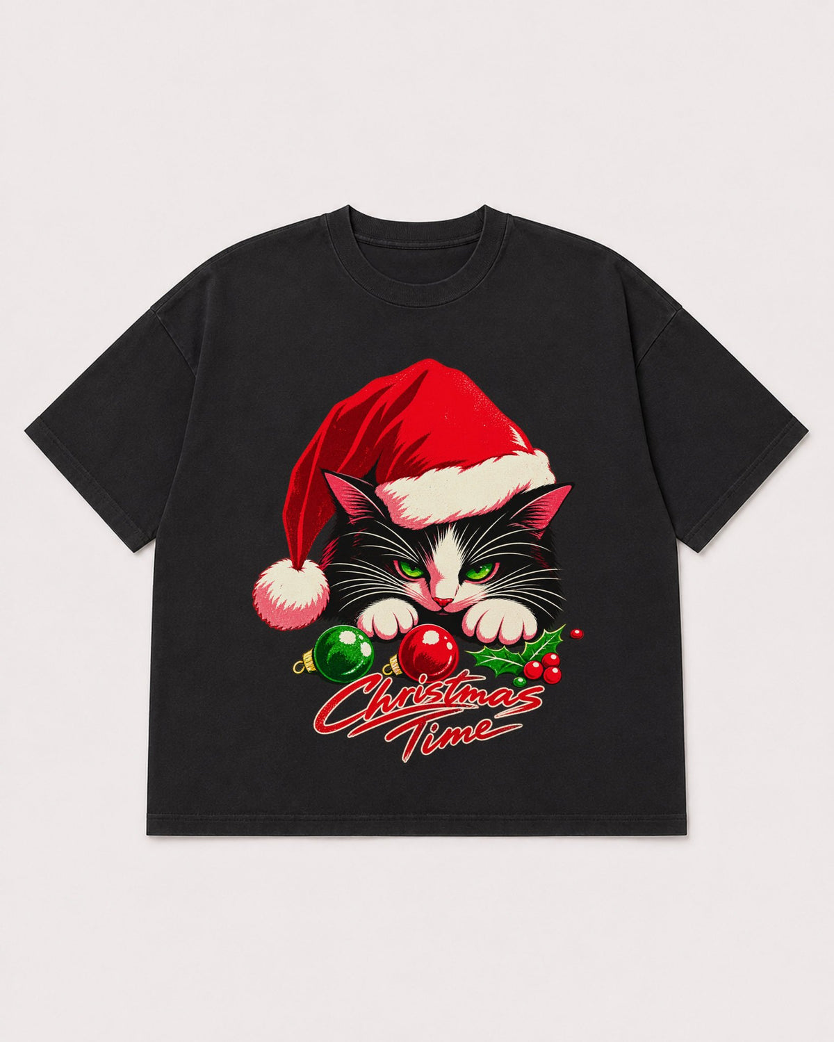 Mockup Boxy Heavyweight Tee Black product