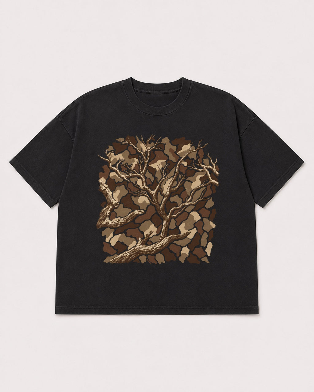 Mockup Boxy Heavyweight Tee Black product