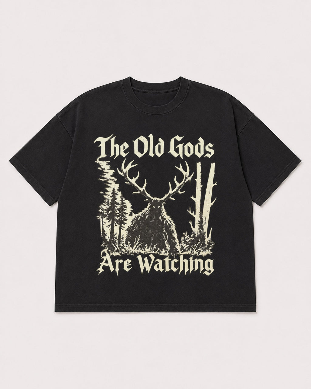 Mockup Boxy Heavyweight Tee Black product