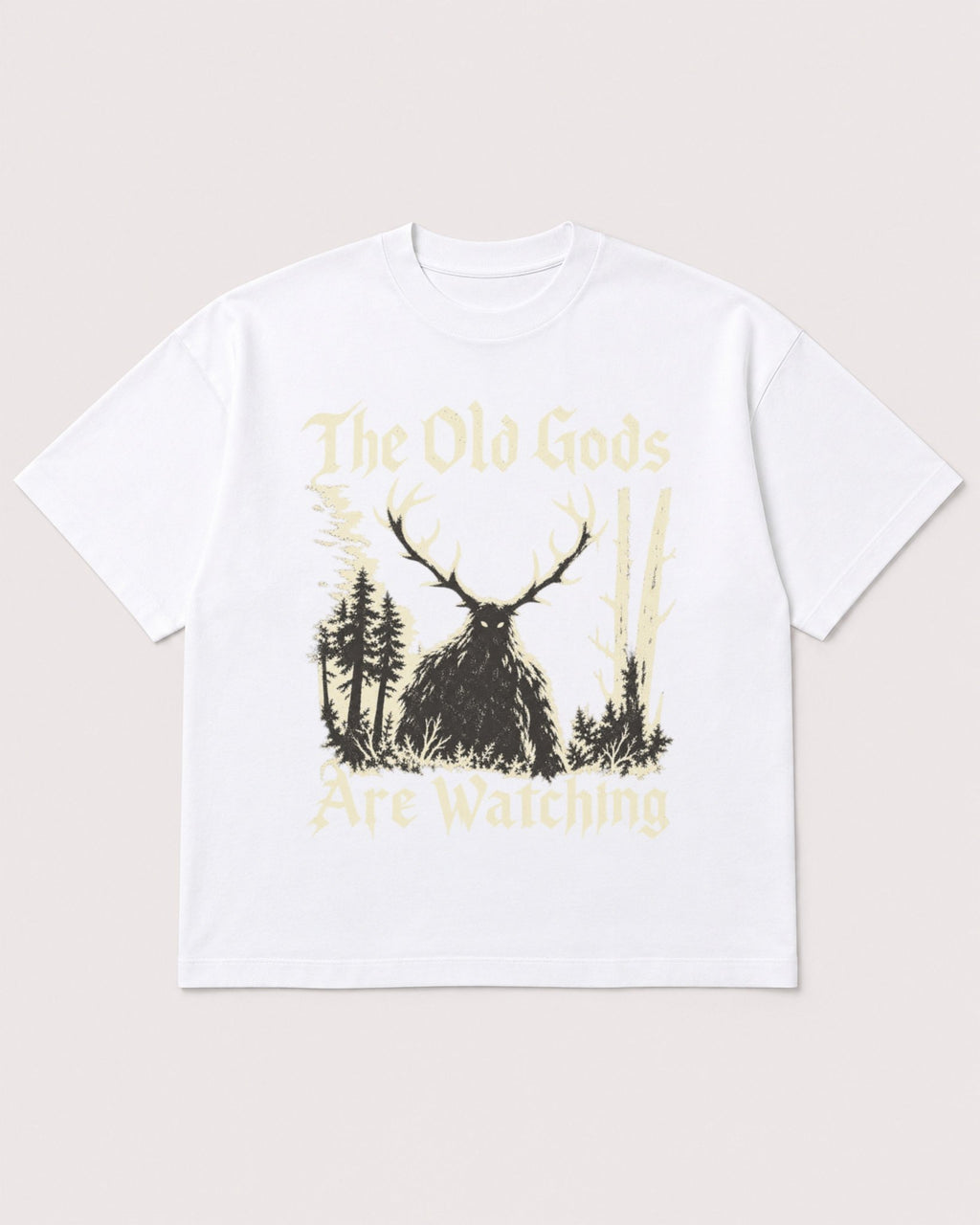 Mockup Boxy Heavyweight Tee White product