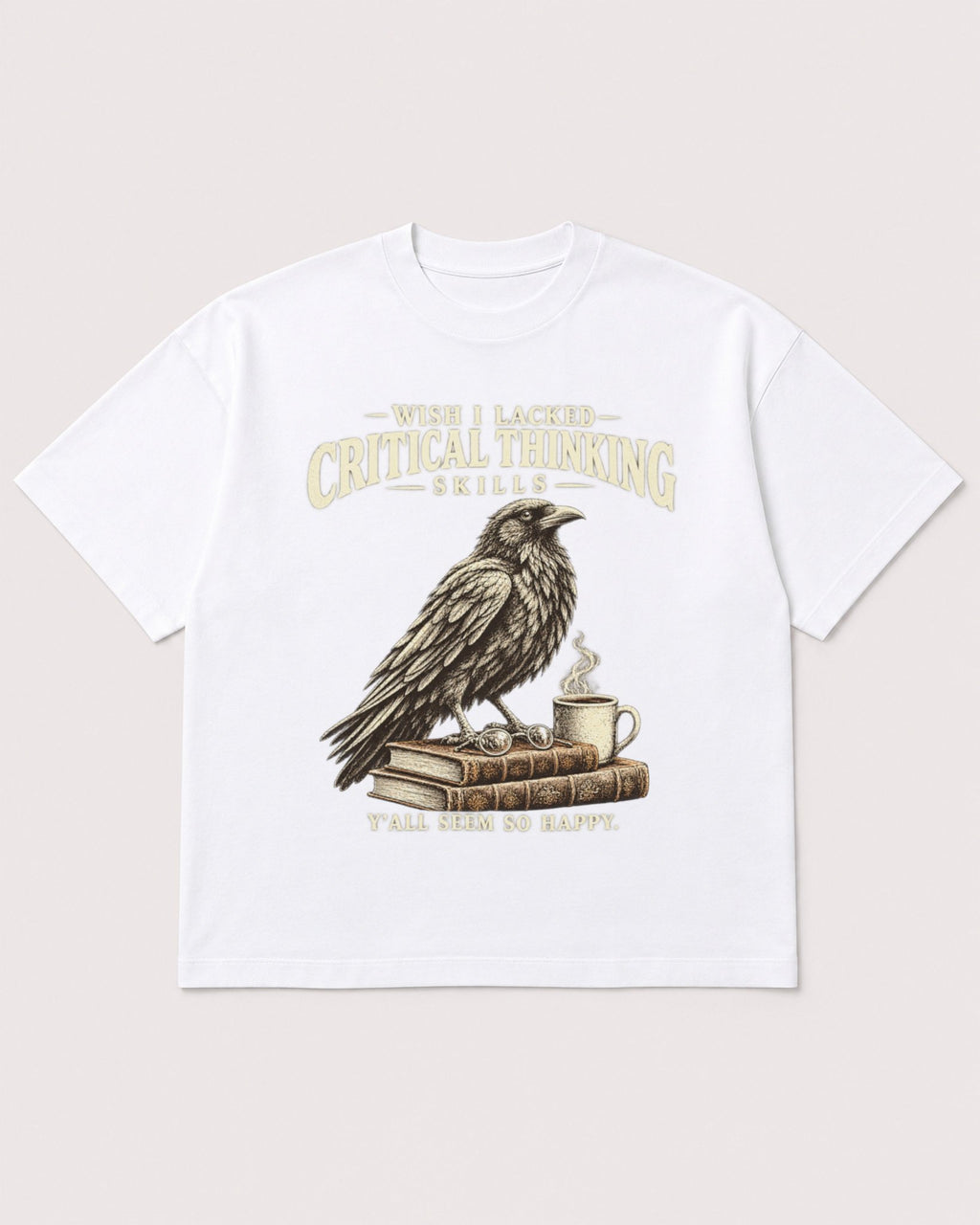 Mockup Boxy Heavyweight Tee White product