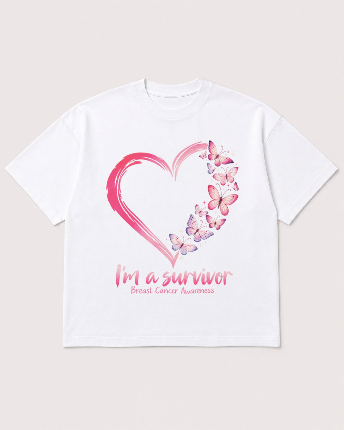 Mockup Boxy Heavyweight Tee White product