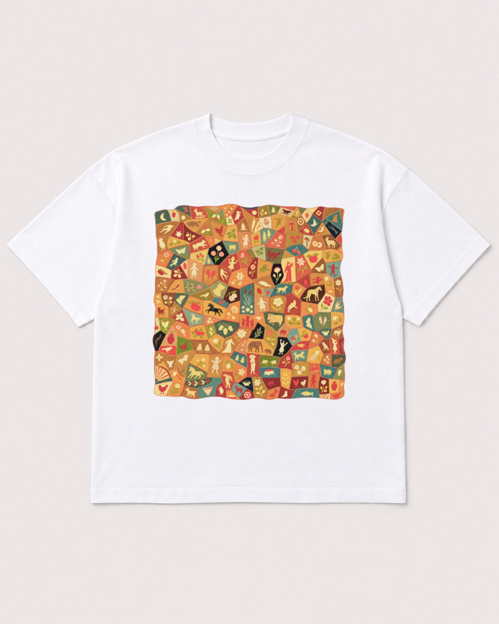 Mockup Boxy Heavyweight Tee White product