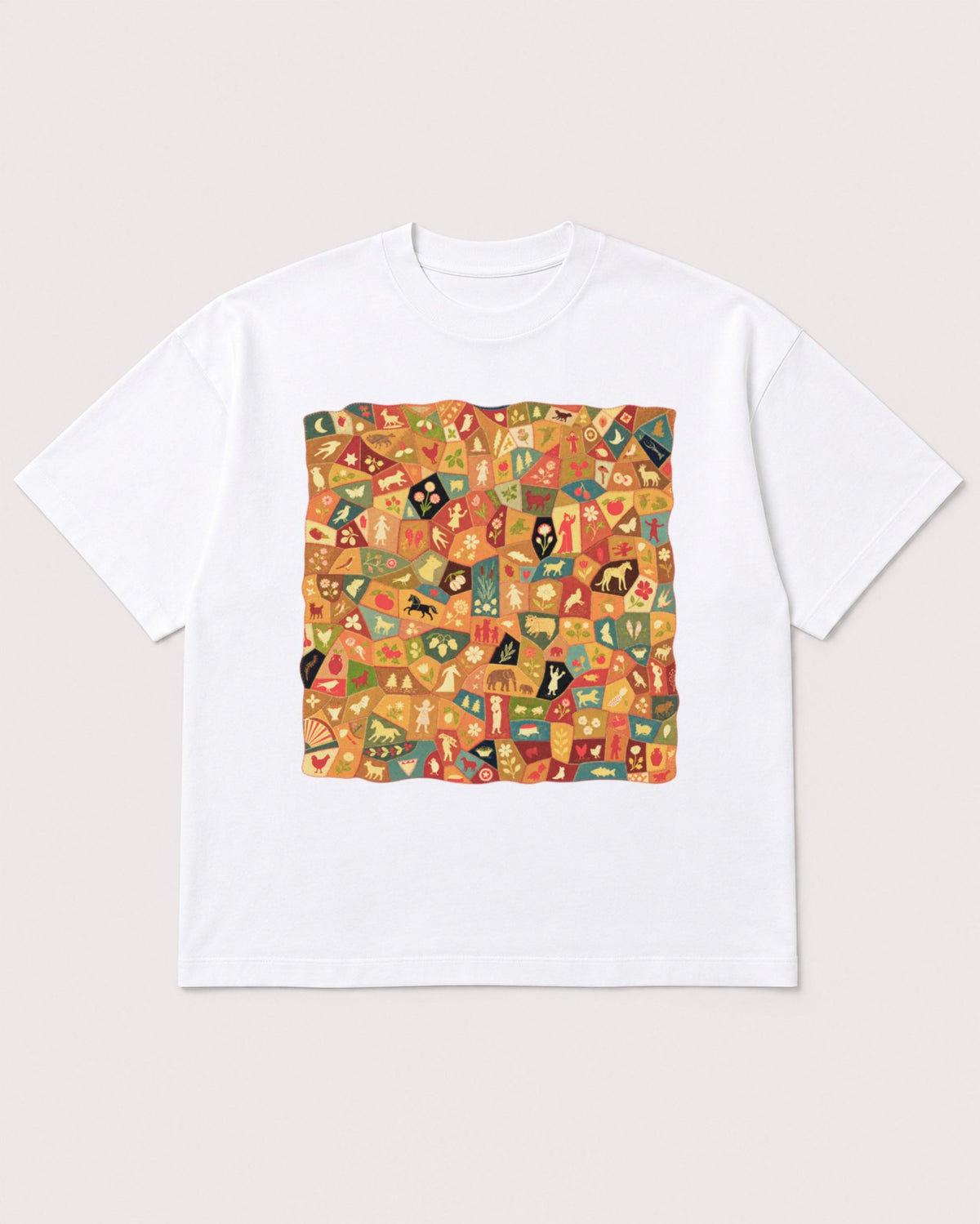 Mockup Boxy Heavyweight Tee White product