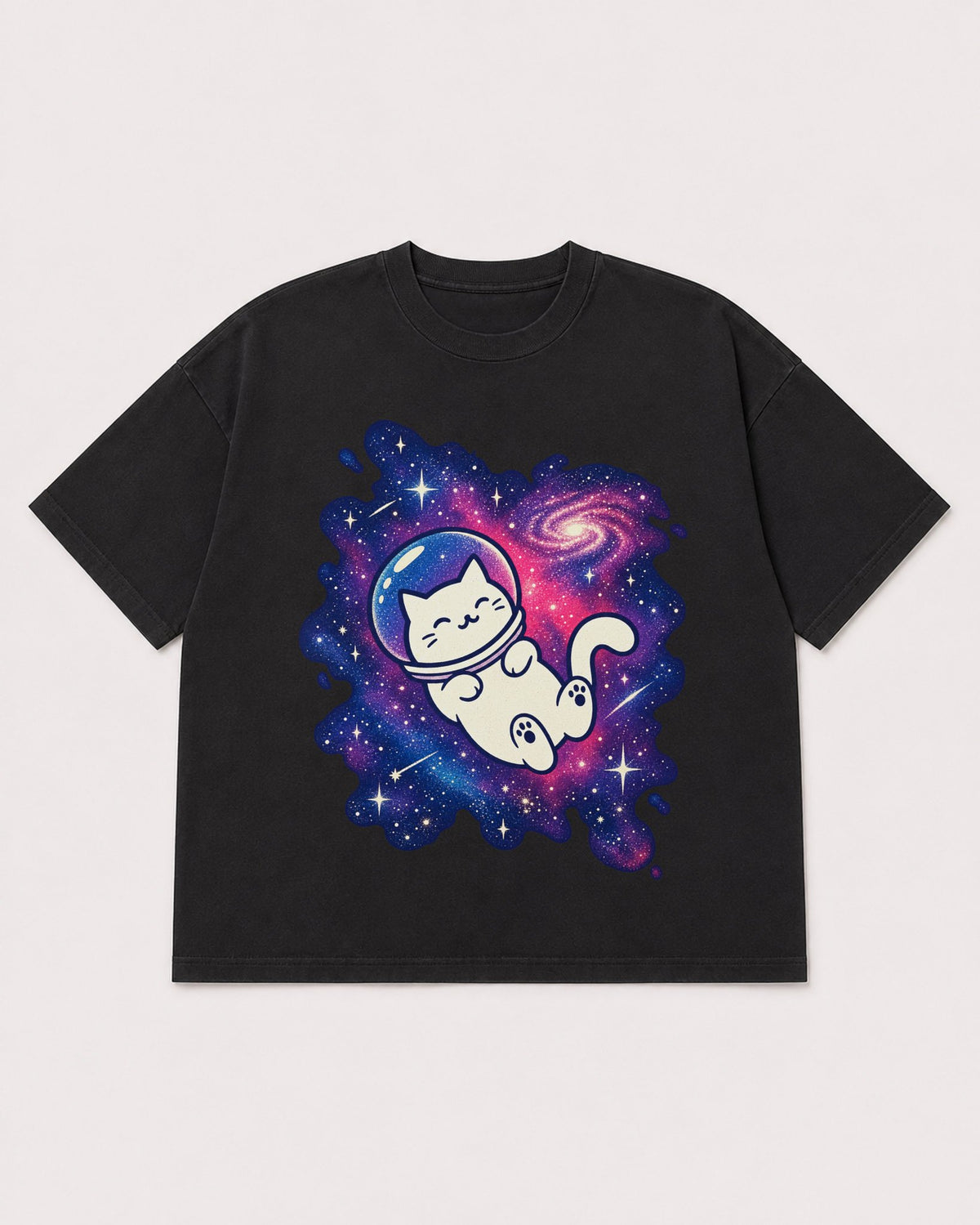 Mockup Boxy Heavyweight Tee Black product