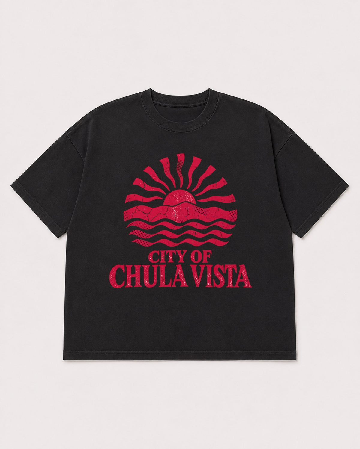 Mockup Boxy Heavyweight Tee Black product