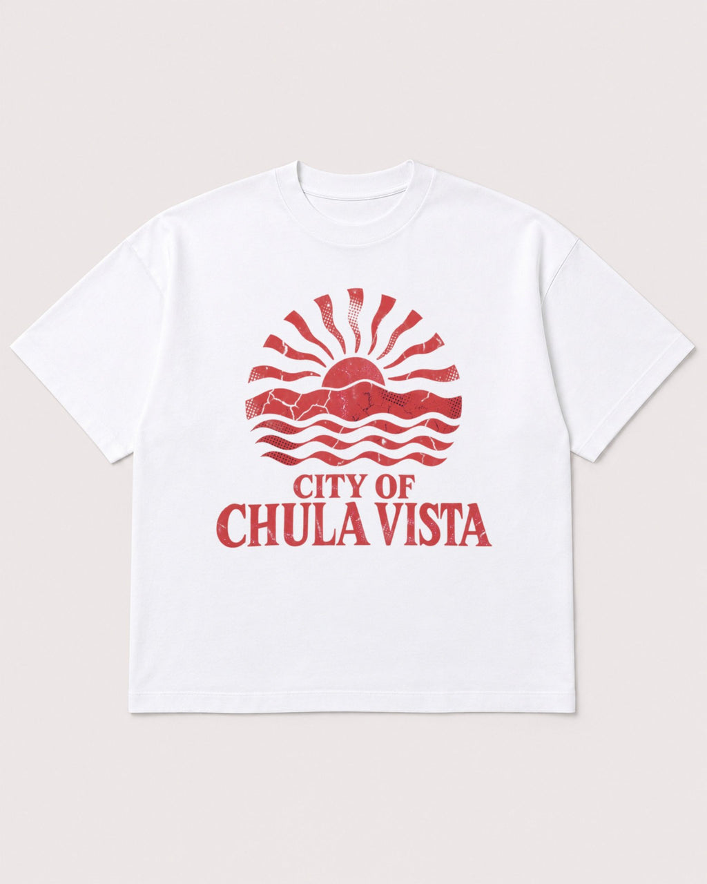 Mockup Boxy Heavyweight Tee White product
