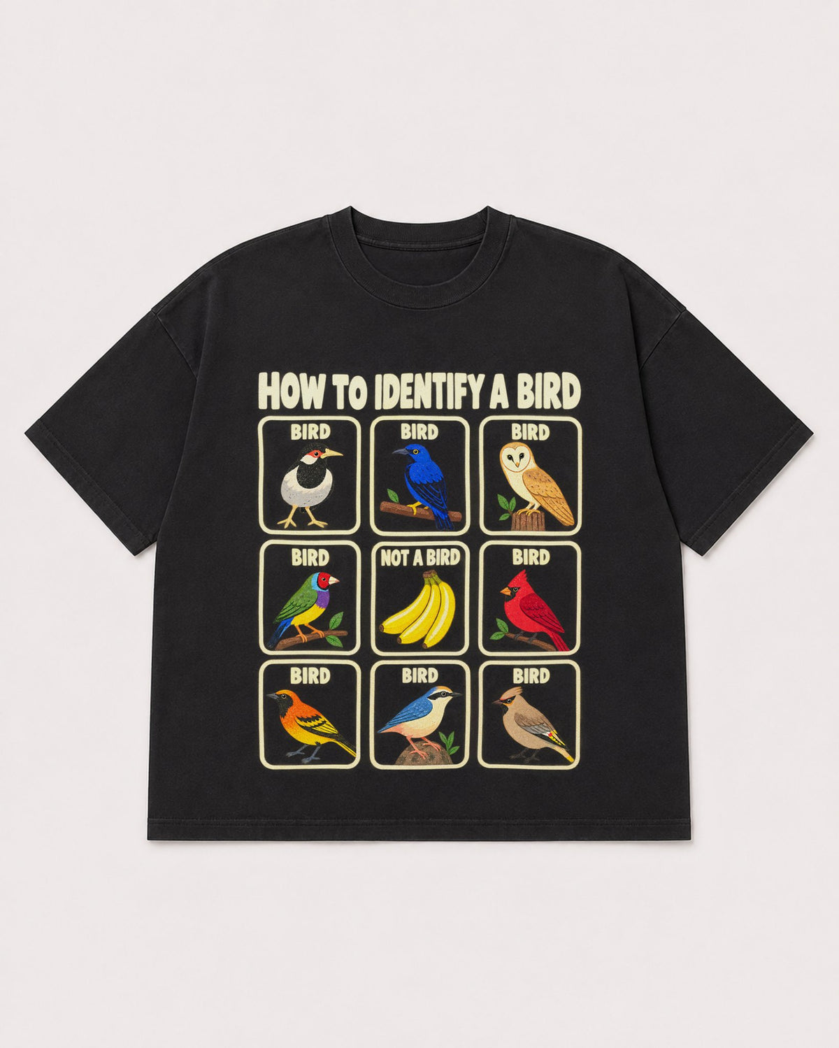 Mockup Boxy Heavyweight Tee Black product