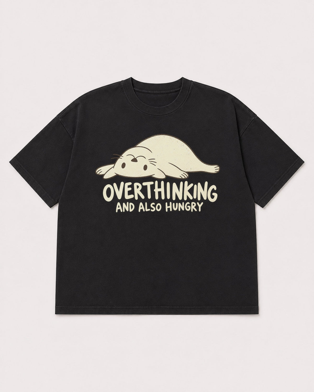 Mockup Boxy Heavyweight Tee Black product