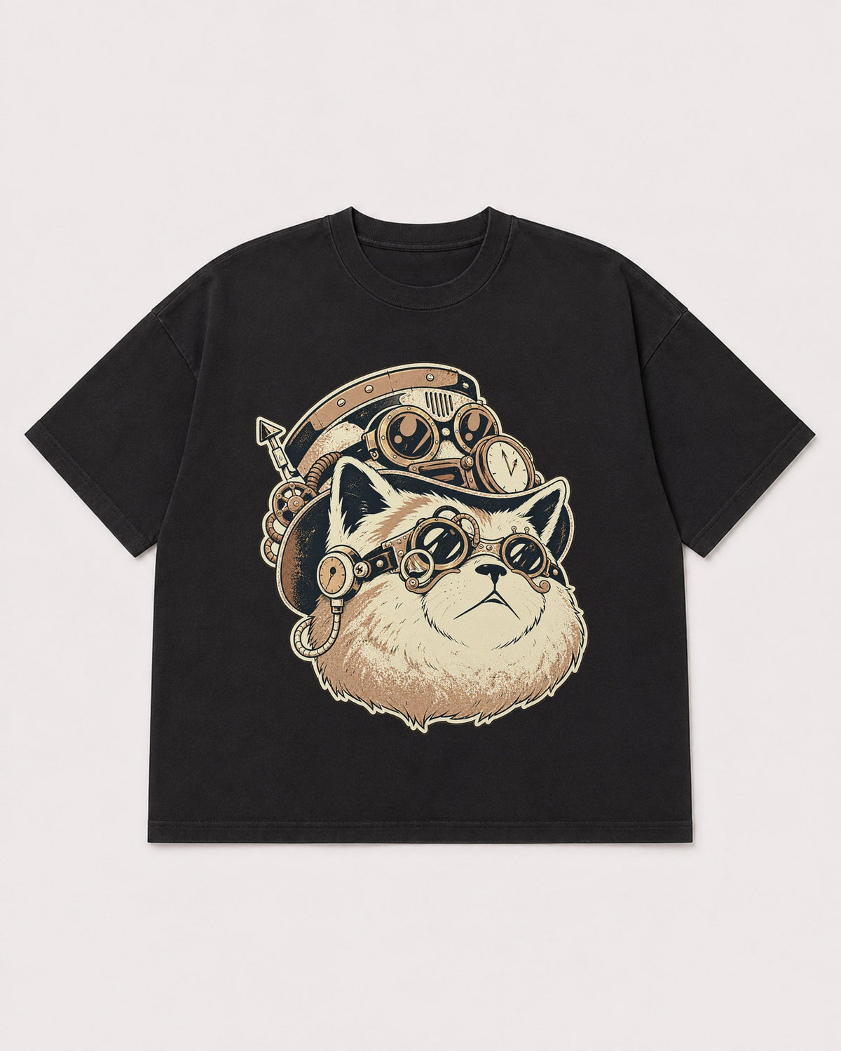 Mockup Boxy Heavyweight Tee Black product