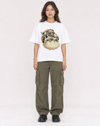 Mockup Boxy Heavyweight Tee White female full-body 02