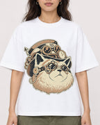 Mockup Boxy Heavyweight Tee White female close-up 02