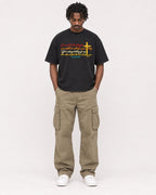 Mockup Boxy Heavyweight Tee Black male full-body 04