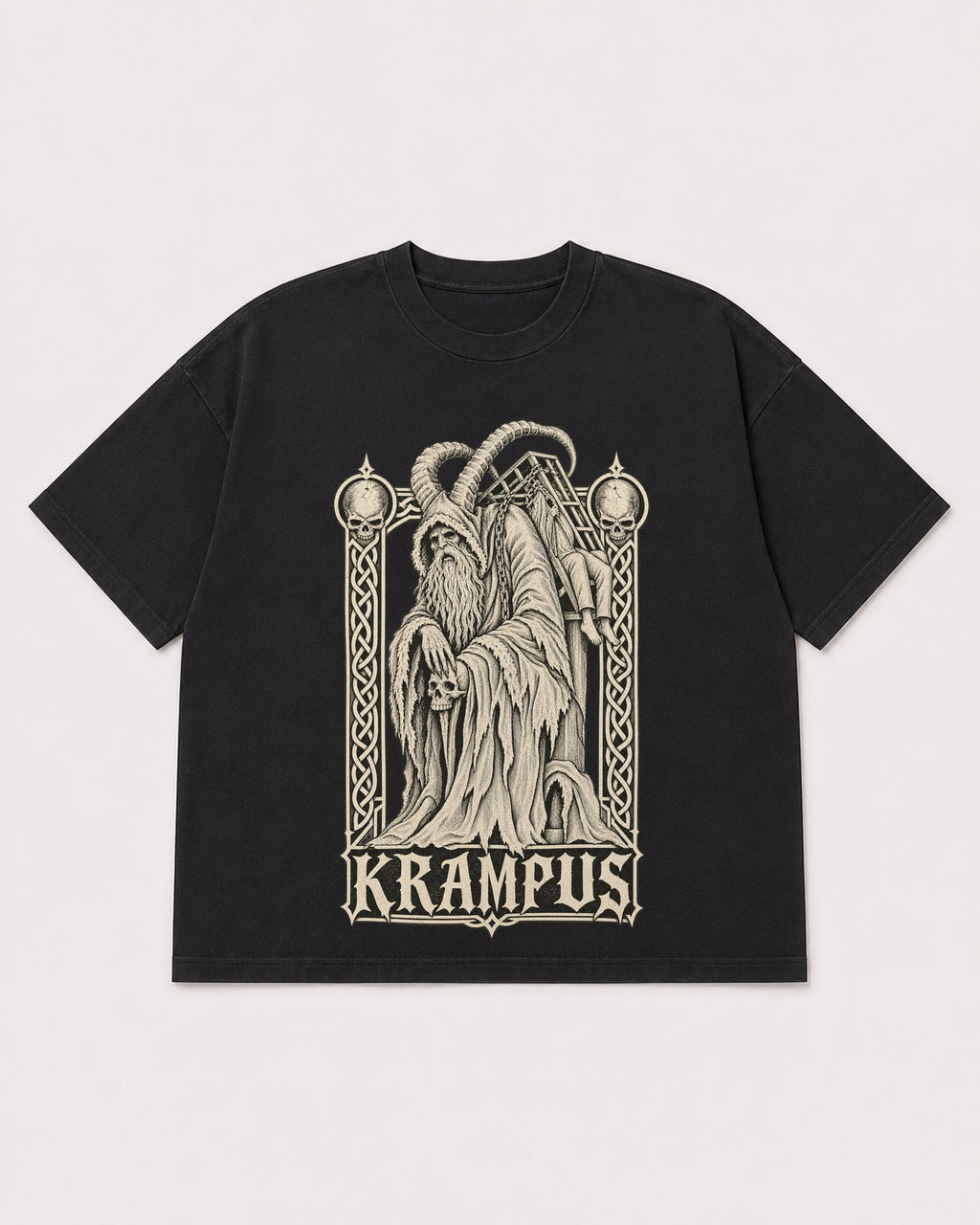 Mockup Boxy Heavyweight Tee Black product