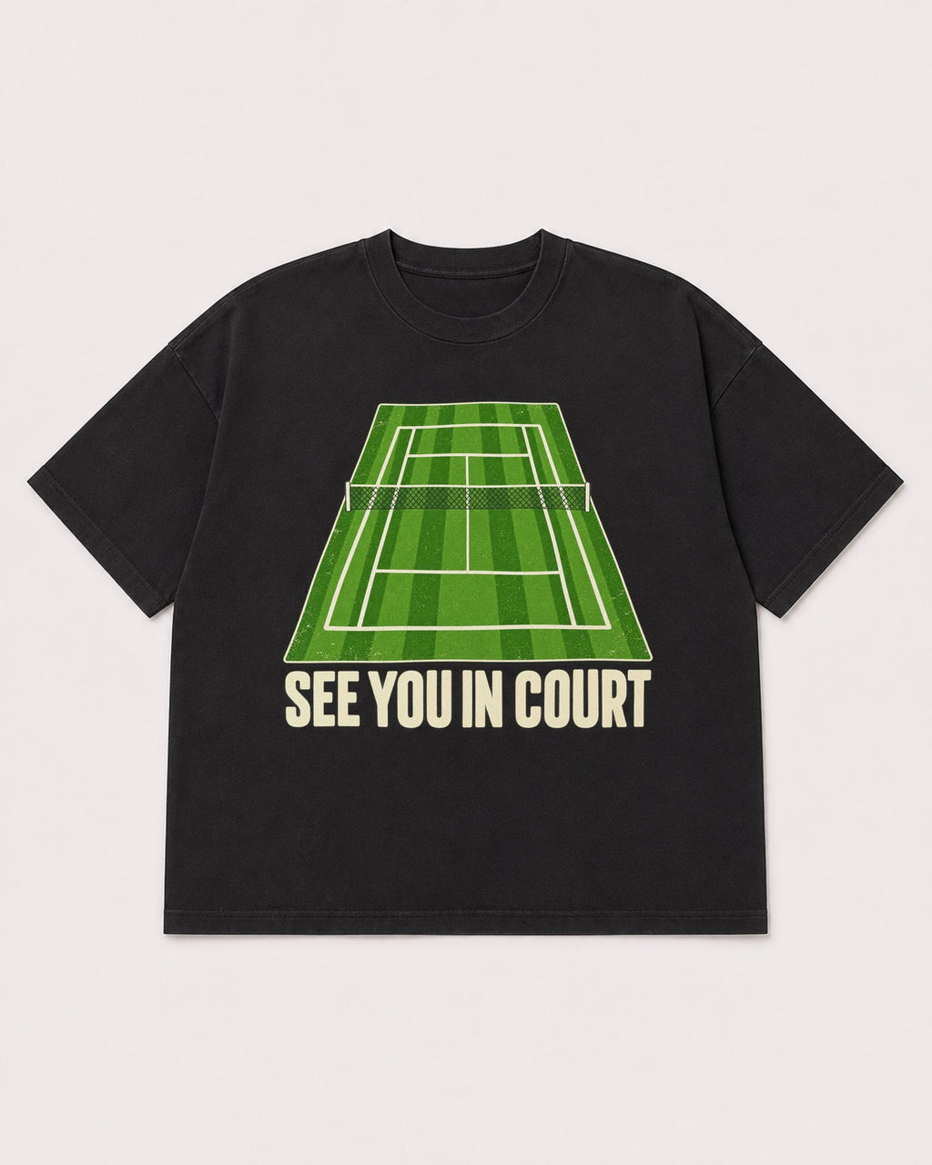 Mockup Boxy Heavyweight Tee Black product