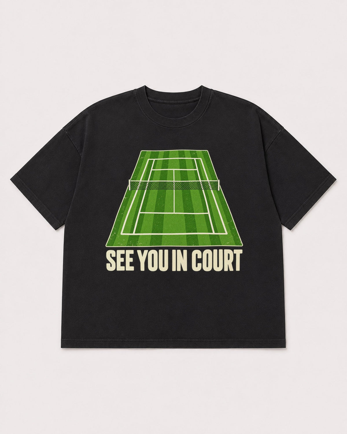 Mockup Boxy Heavyweight Tee Black product