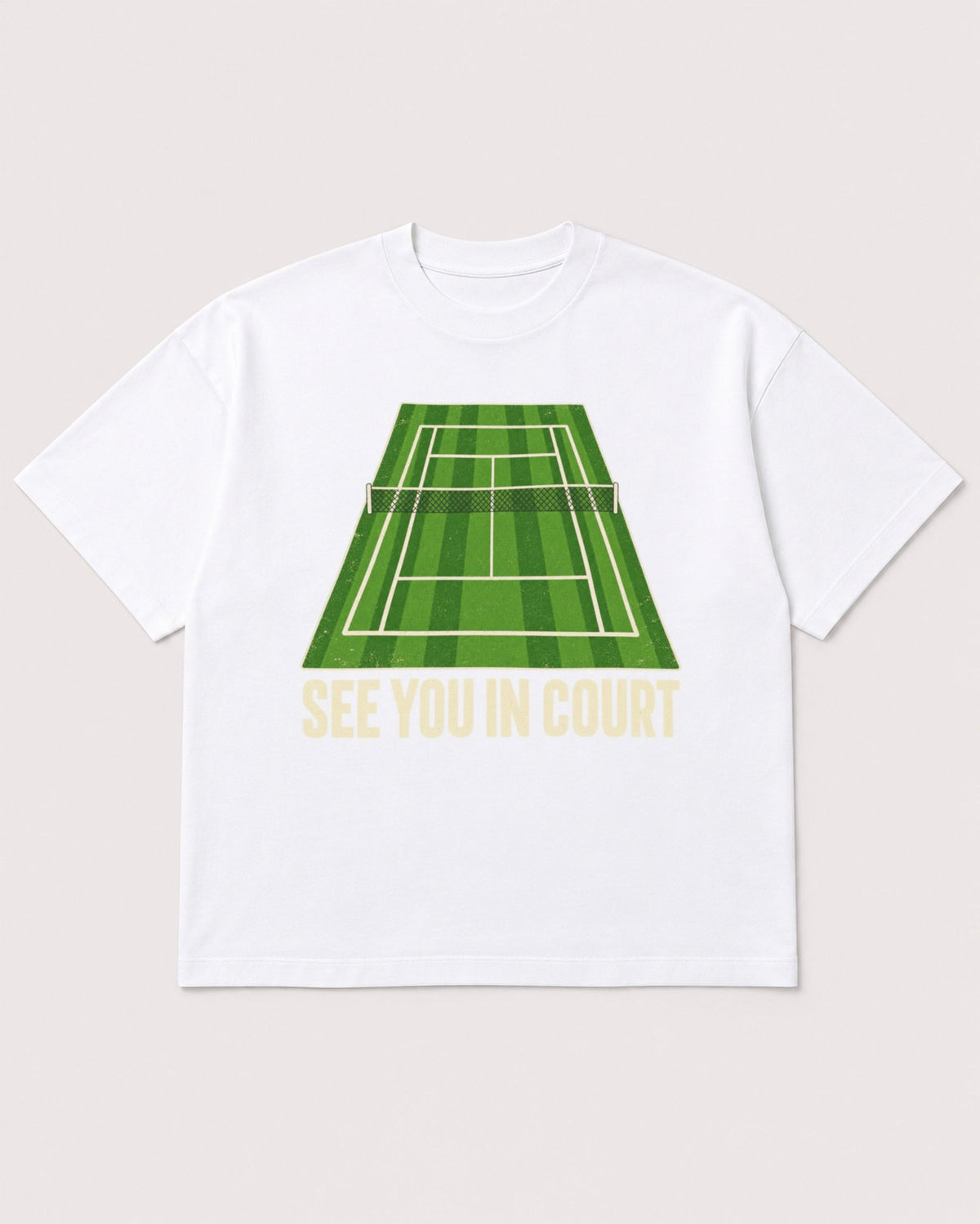 Mockup Boxy Heavyweight Tee White product