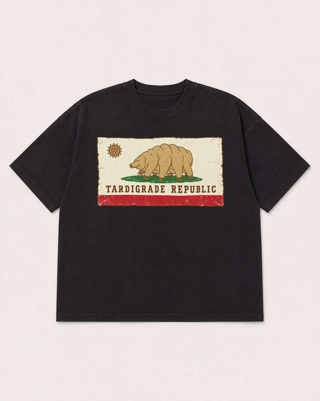 Mockup Boxy Heavyweight Tee Black product