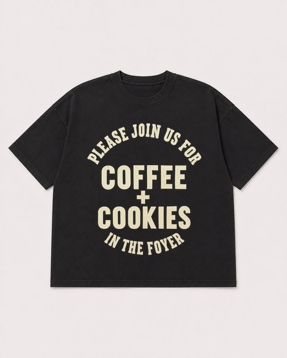 Mockup Boxy Heavyweight Tee Black product