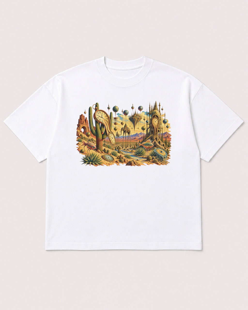 Mockup Boxy Heavyweight Tee White product
