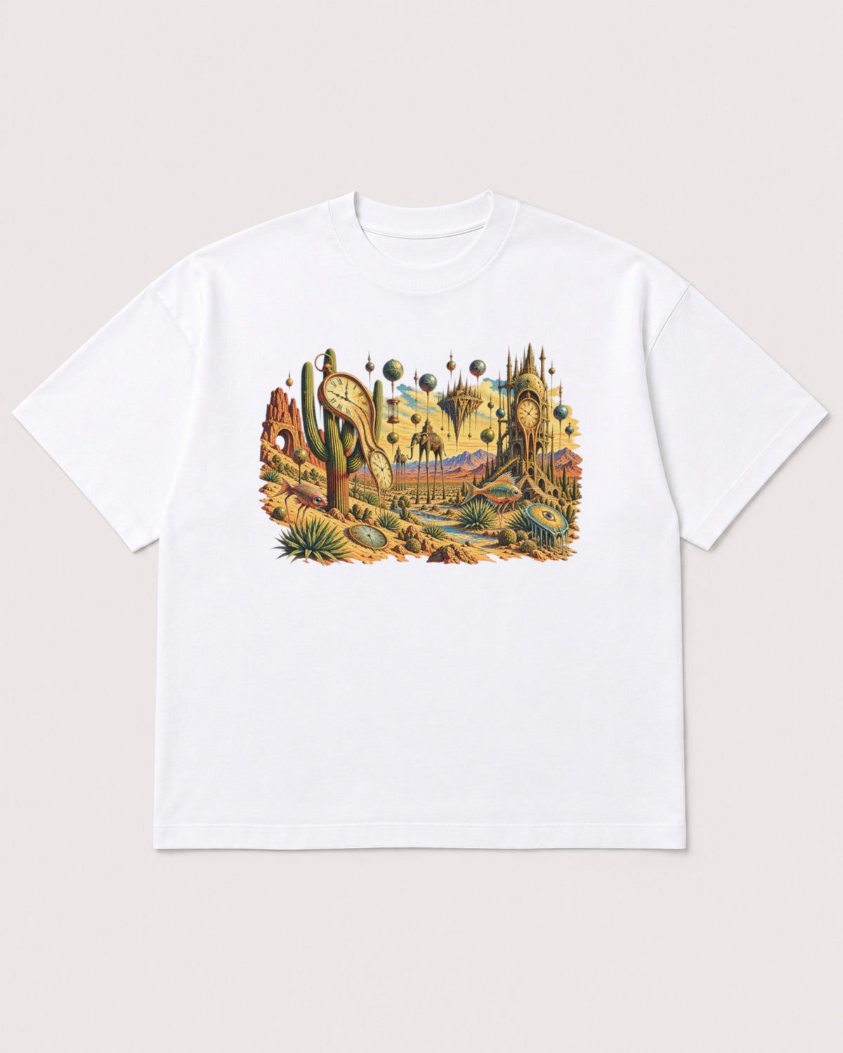 Mockup Boxy Heavyweight Tee White product