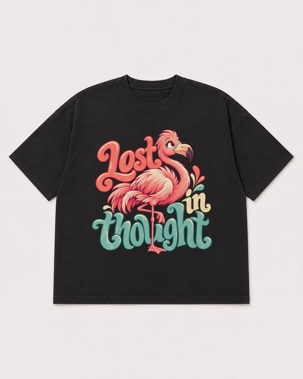 Mockup Boxy Heavyweight Tee Black product