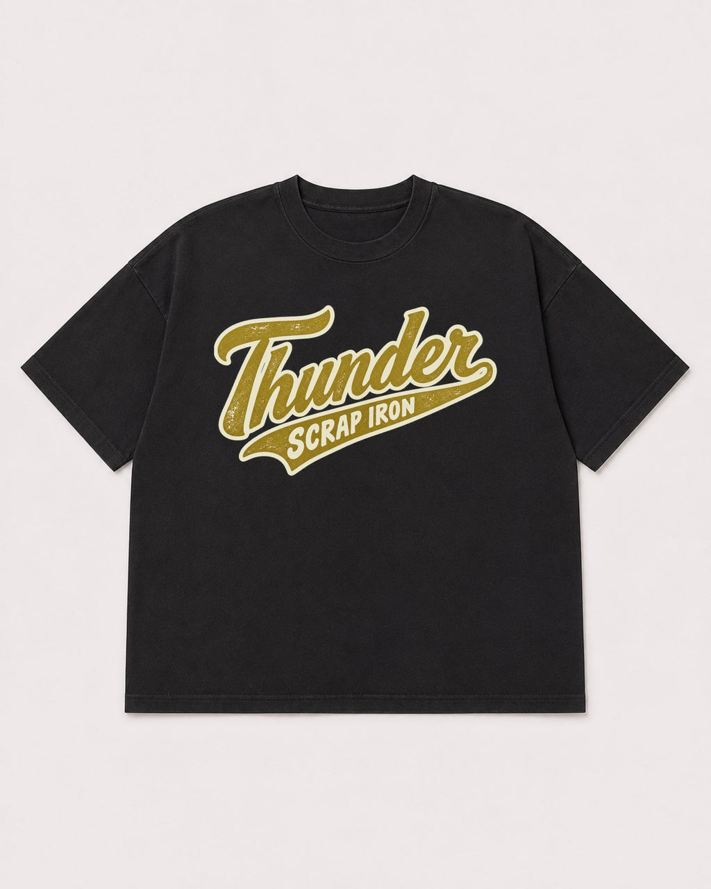 Mockup Boxy Heavyweight Tee Black product