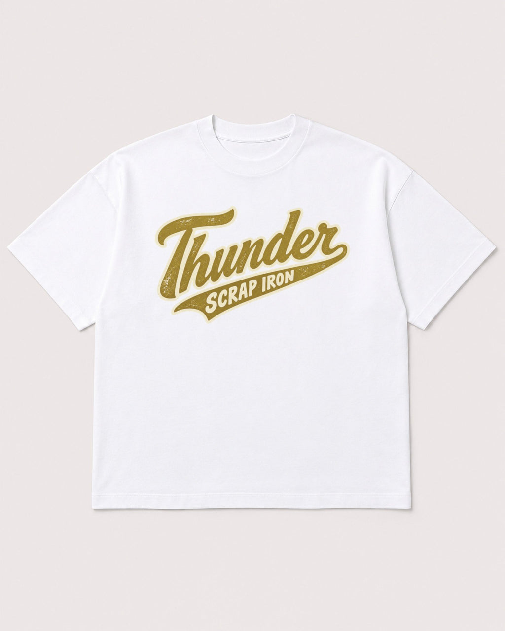 Mockup Boxy Heavyweight Tee White product