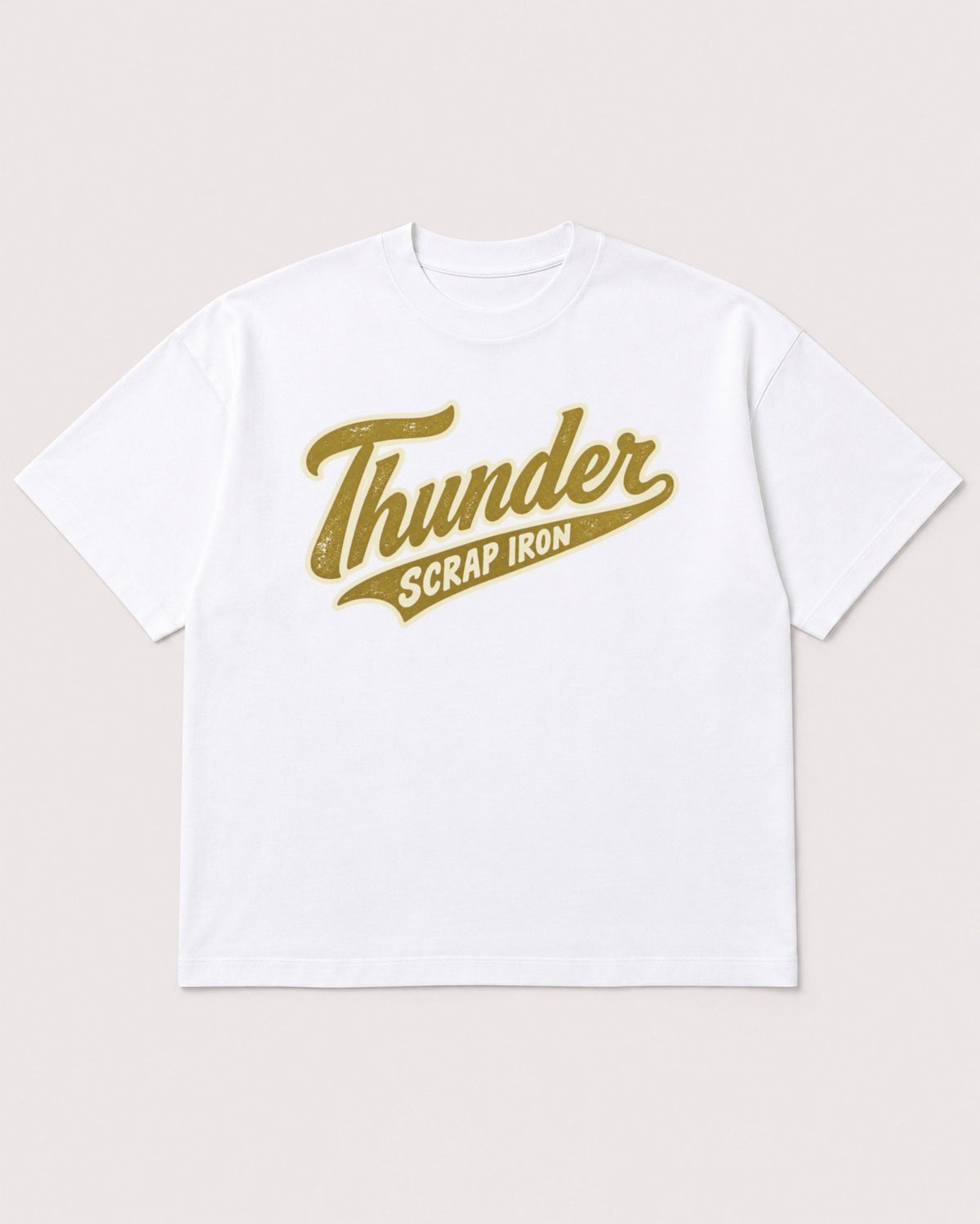 Mockup Boxy Heavyweight Tee White product