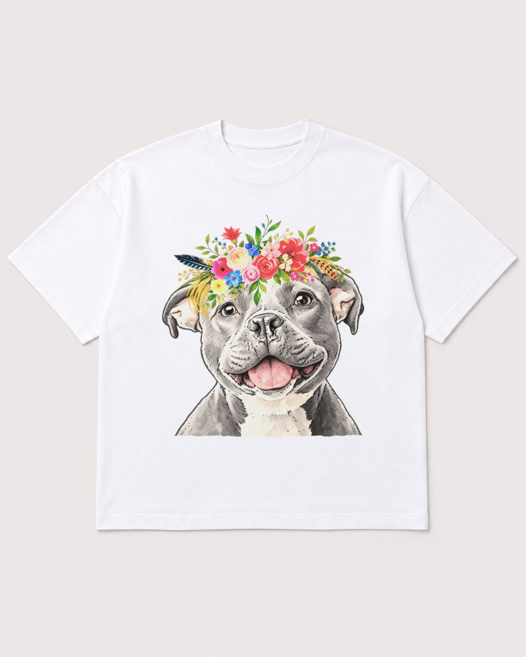 Mockup Boxy Heavyweight Tee White product