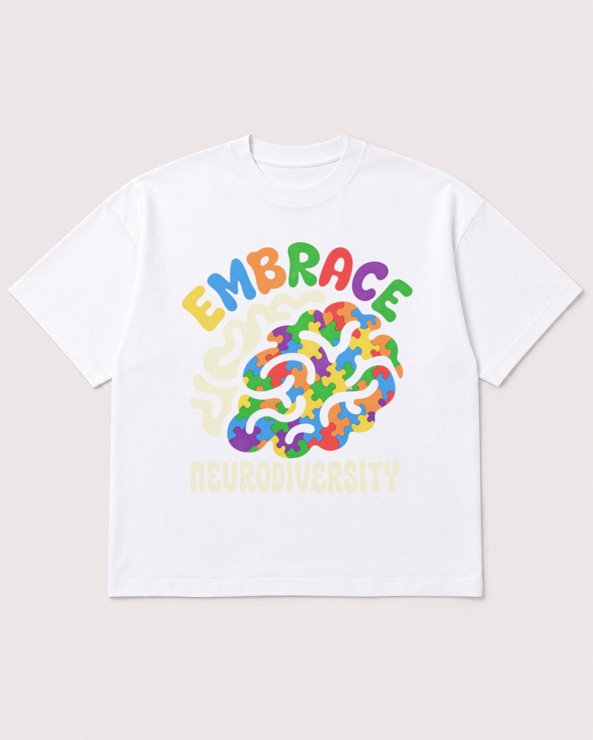 Mockup Boxy Heavyweight Tee White product